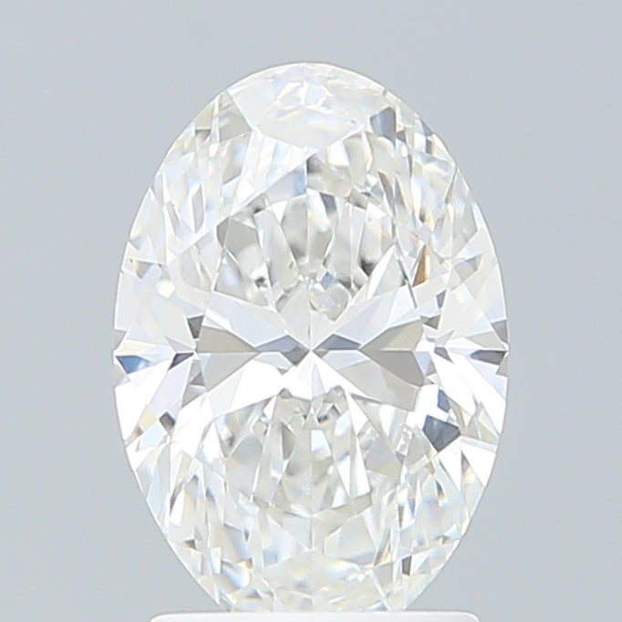 2.03 Carat Oval Shaped, Ideal Cut, F Color, VVS2 Clarity, IGI Certified Lab Grown Diamond