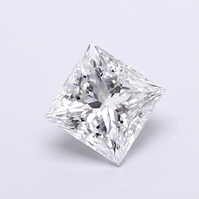 1.05 Carat Princess Shaped, Very Good Cut, D Color, VVS2 Clarity, IGI Certified Lab Grown Diamond