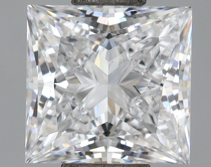 1.03 Carat Princess Shaped, Ideal Cut, D Color, VVS1 Clarity, IGI Certified Lab Grown Diamond