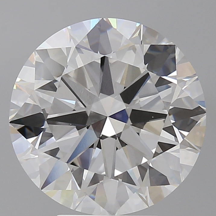 5.95 Carat Round Shaped, Excellent Cut, E Color, VVS2 Clarity, IGI Certified Lab Grown Diamond