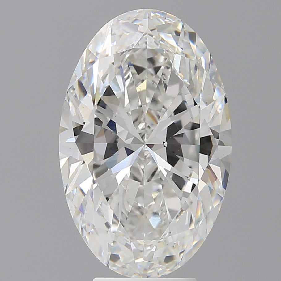 6.03 Carat Oval Shaped, Ideal Cut, F Color, VS1 Clarity, IGI Certified Lab Grown Diamond