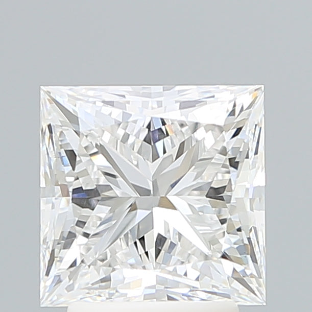 3.10 Carat Princess Shaped, Ideal Cut, E Color, VVS2 Clarity, IGI Certified Lab Grown Diamond