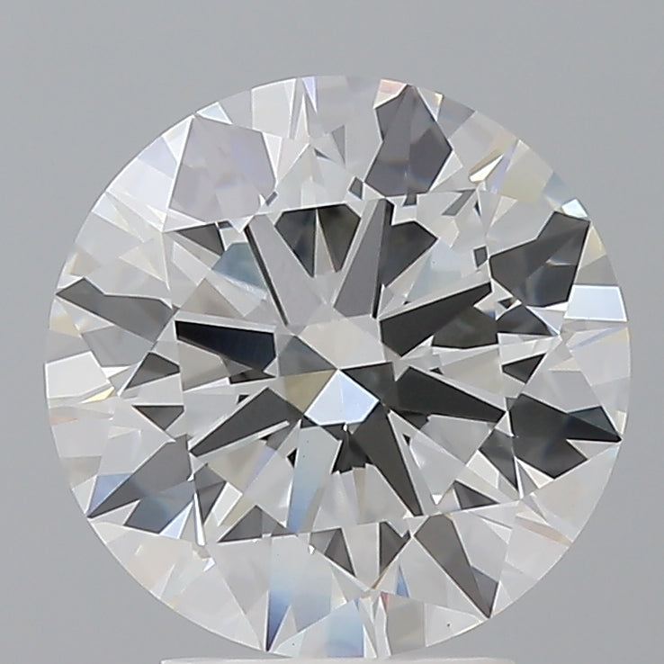 3.58 Carat Round Shaped, Ideal Cut, E Color, VVS2 Clarity, IGI Certified Lab Grown Diamond