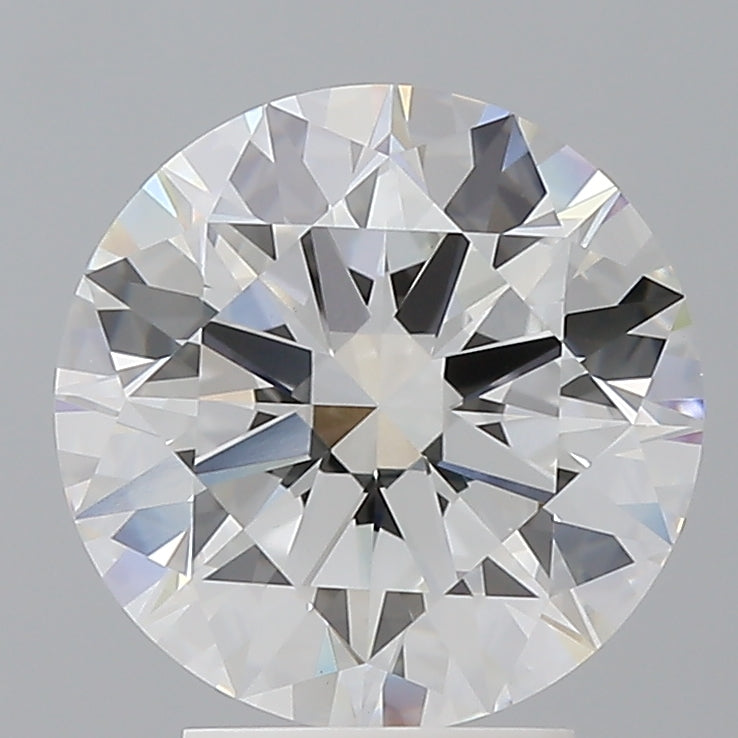 3.56 Carat Round Shaped, Excellent Cut, F Color, VS1 Clarity, IGI Certified Lab Grown Diamond
