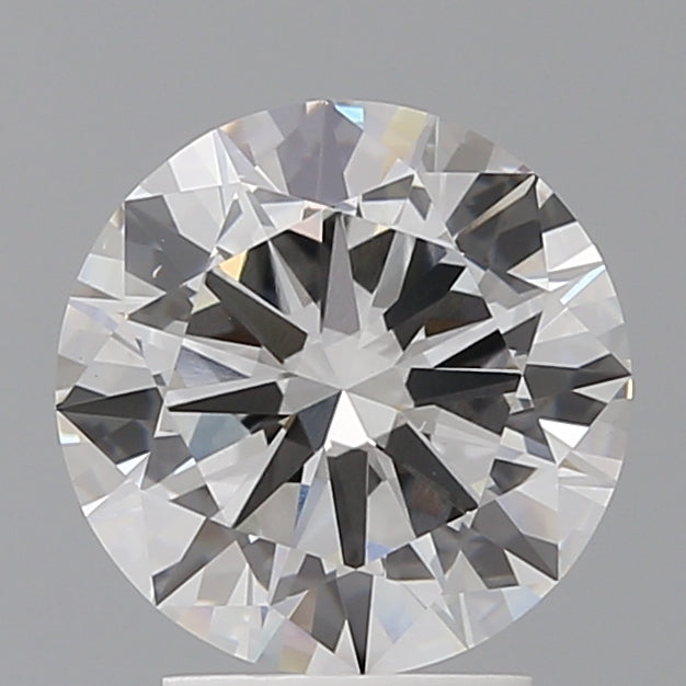 3.00 Carat Round Shaped, Excellent Cut, E Color, VS1 Clarity, IGI Certified Lab Grown Diamond