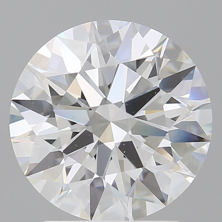 2.60 Carat Round Shaped, Ideal Cut, E Color, VVS2 Clarity, IGI Certified Lab Grown Diamond