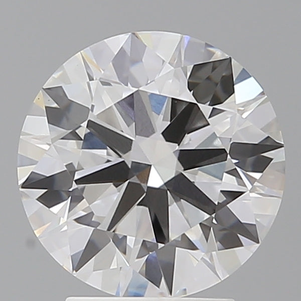 3.09 Carat Round Shaped, Ideal Cut, E Color, VVS2 Clarity, IGI Certified Lab Grown Diamond