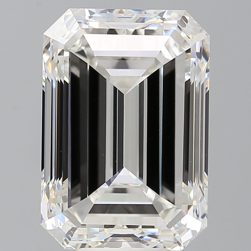 9.50 Carat Emerald Shaped, Very Good Cut, F Color, VVS2 Clarity, IGI Certified Lab Grown Diamond