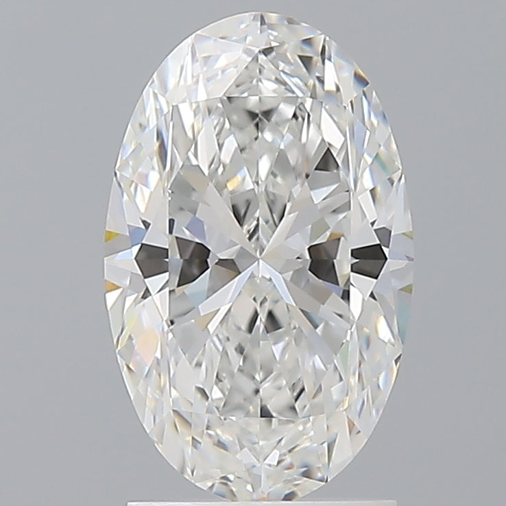 2.04 Carat Oval Shaped, Ideal Cut, E Color, VVS2 Clarity, IGI Certified Lab Grown Diamond