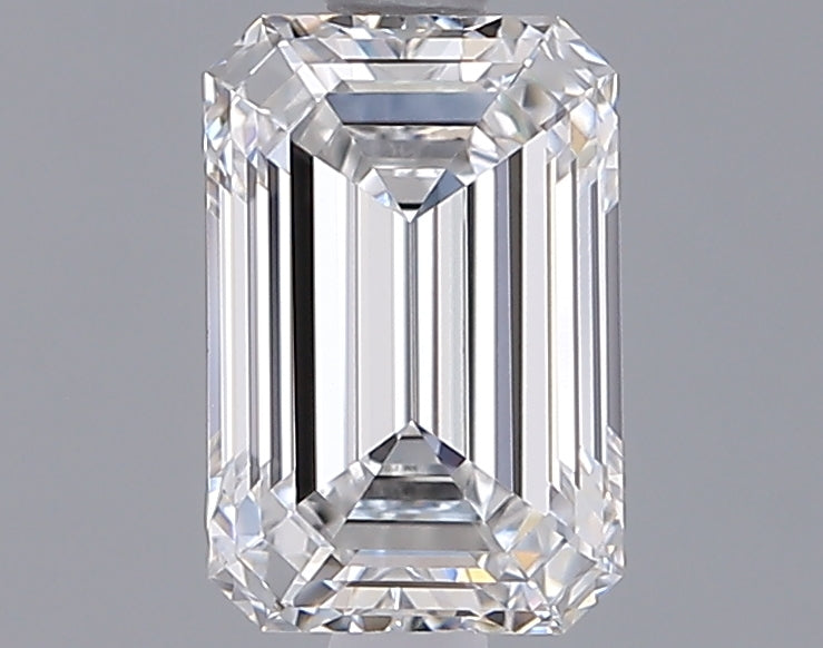 1.55 Carat Emerald Shaped, Ideal Cut, D Color, VVS1 Clarity, IGI Certified Lab Grown Diamond