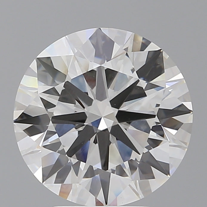 4.57 Carat Round Shaped, Ideal Cut, F Color, VVS2 Clarity, IGI Certified Lab Grown Diamond