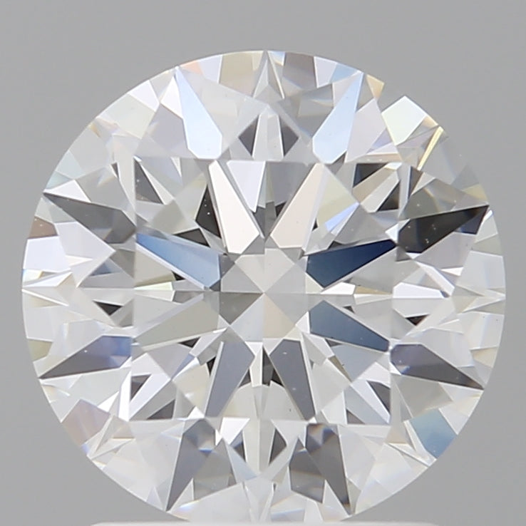 2.09 Carat Round Shaped, Ideal Cut, E Color, VVS2 Clarity, IGI Certified Lab Grown Diamond