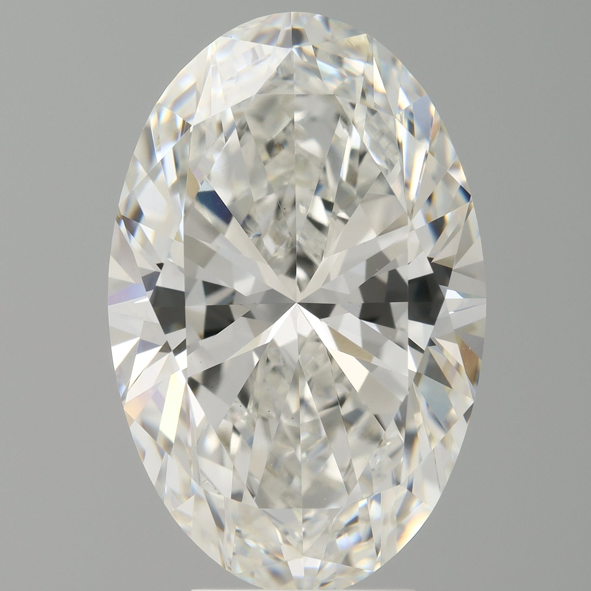6.02 Carat Oval Shaped, Ideal Cut, F Color, VVS2 Clarity, IGI Certified Lab Grown Diamond