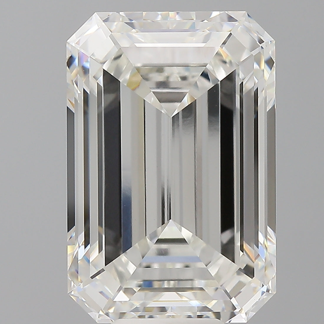 12.06 Carat Emerald Shaped, Ideal Cut, F Color, VVS2 Clarity, IGI Certified Lab Grown Diamond