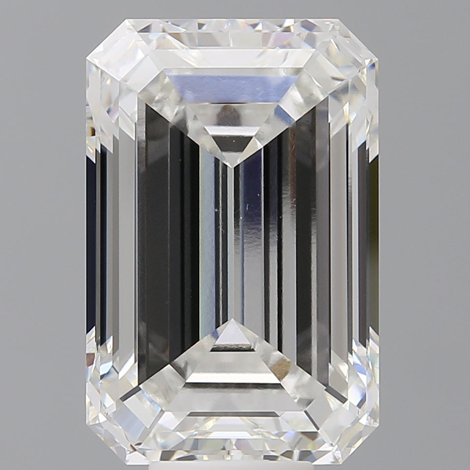 11.90 Carat Emerald Shaped, Ideal Cut, F Color, VS1 Clarity, IGI Certified Lab Grown Diamond