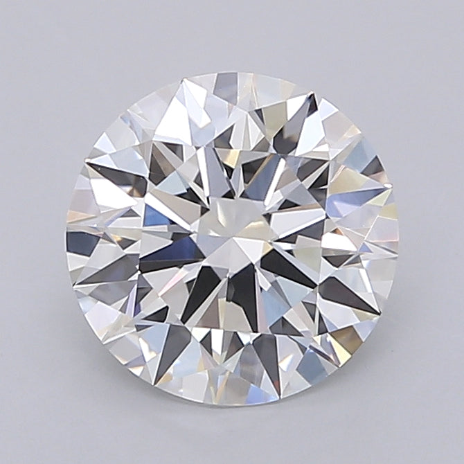 2.18 Carat Round Shaped, Ideal Cut, E Color, VVS2 Clarity, IGI Certified Lab Grown Diamond