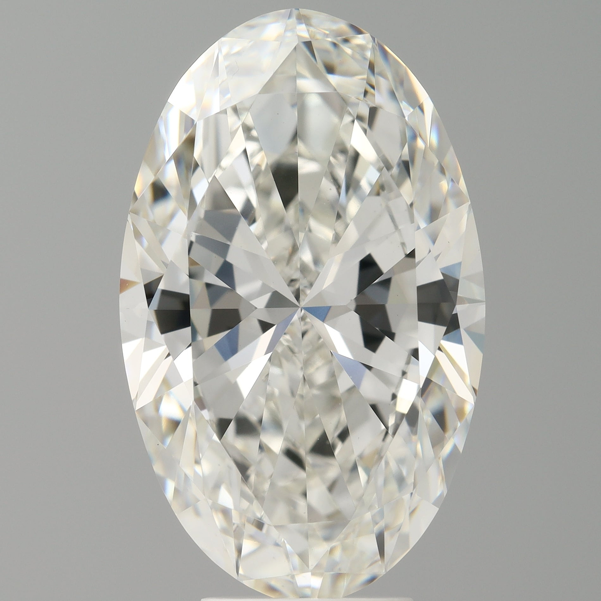 6.53 Carat Oval Shaped, Excellent Cut, F Color, VVS2 Clarity, IGI Certified Lab Grown Diamond