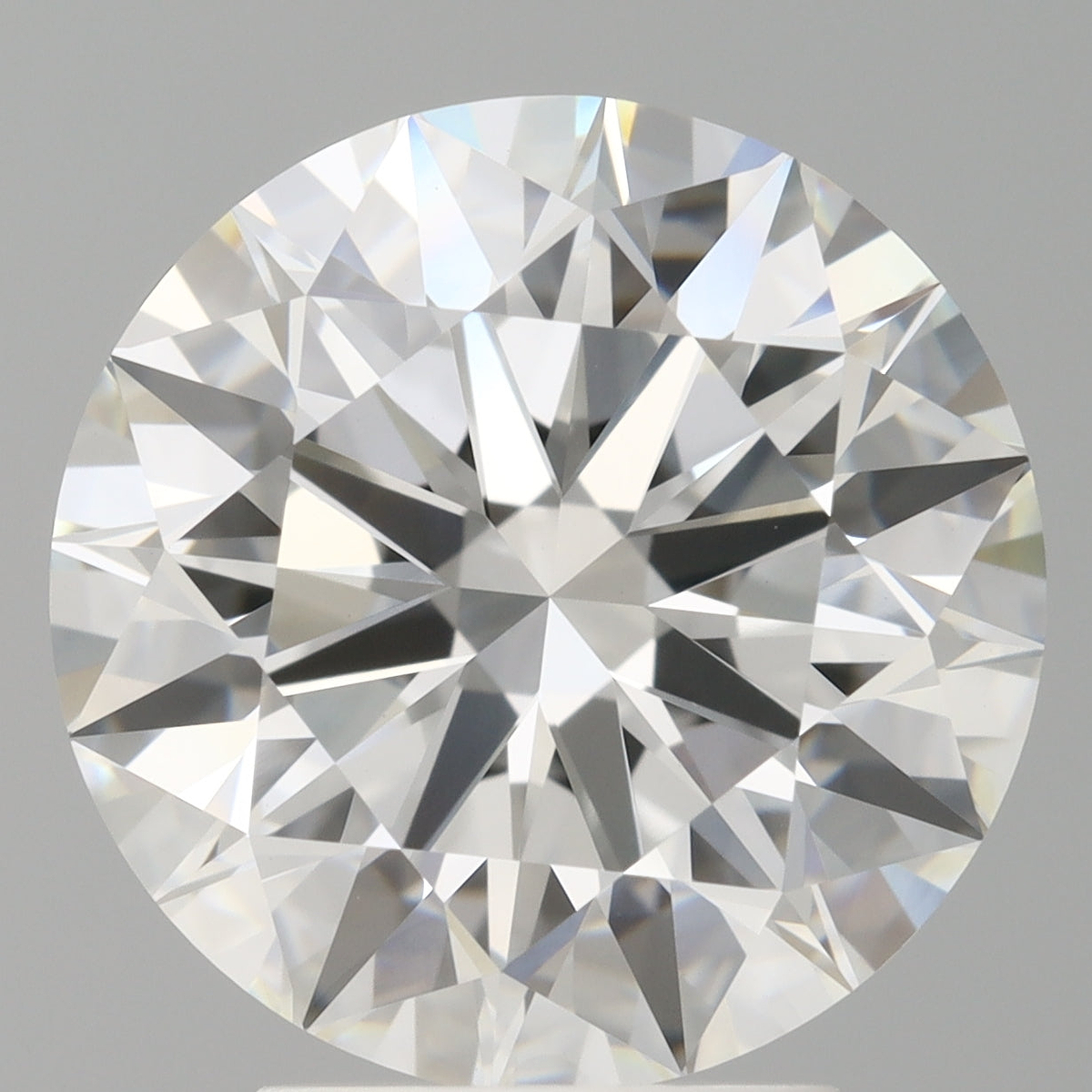 4.04 Carat Round Shaped, Ideal Cut, F Color, VVS2 Clarity, IGI Certified Lab Grown Diamond