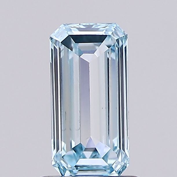 0.87 Carat Emerald Shaped, Very Good Cut, VVS2 Clarity, IGI Certified Lab Grown Diamond