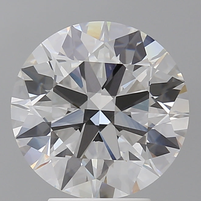 4.10 Carat Round Shaped, Ideal Cut, E Color, VVS2 Clarity, IGI Certified Lab Grown Diamond