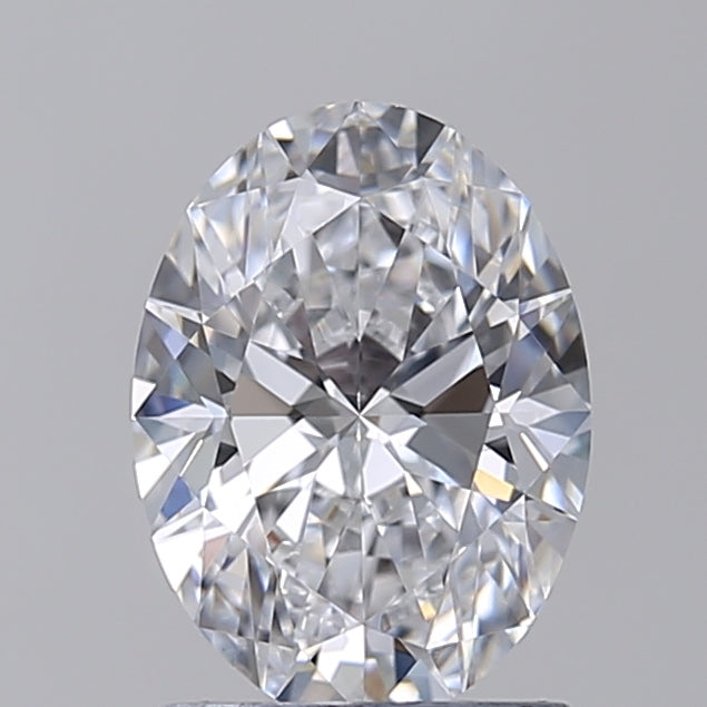 1.55 Carat Oval Shaped, Ideal Cut, D Color, VVS1 Clarity, IGI Certified Lab Grown Diamond