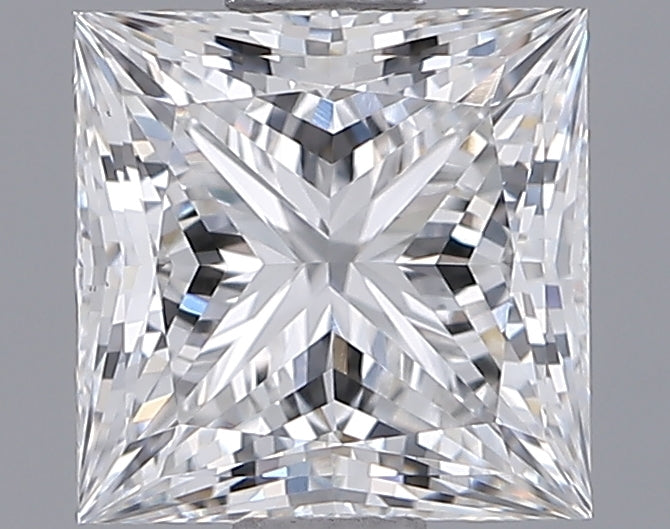 1.29 Carat Princess Shaped, Ideal Cut, E Color, VS1 Clarity, IGI Certified Lab Grown Diamond