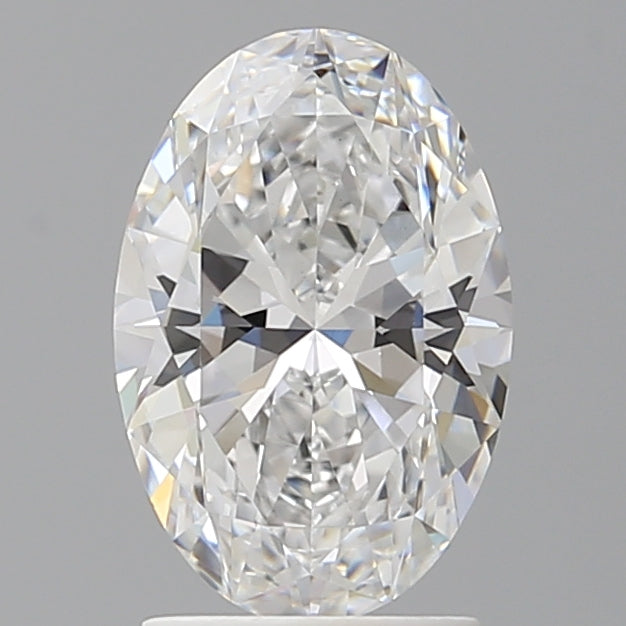2.03 Carat Oval Shaped, Ideal Cut, D Color, VVS2 Clarity, IGI Certified Lab Grown Diamond