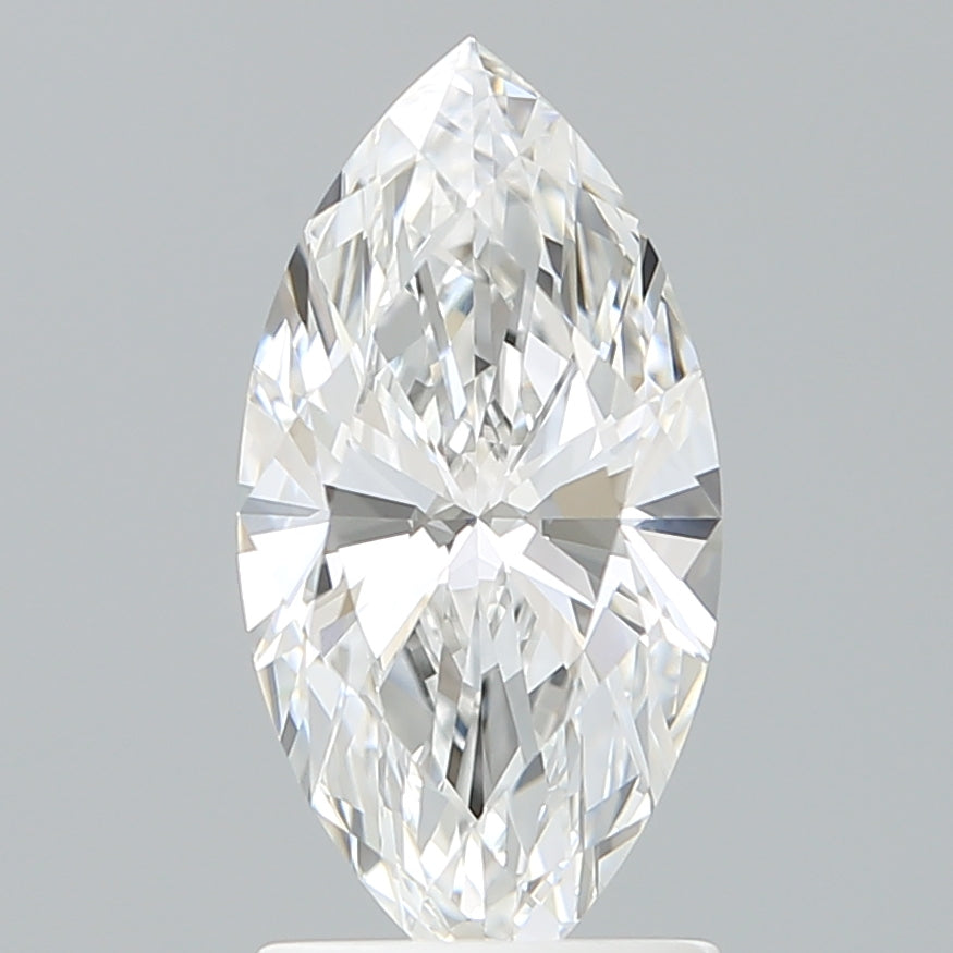 1.59 Carat Marquise Shaped, Ideal Cut, D Color, VVS2 Clarity, IGI Certified Lab Grown Diamond