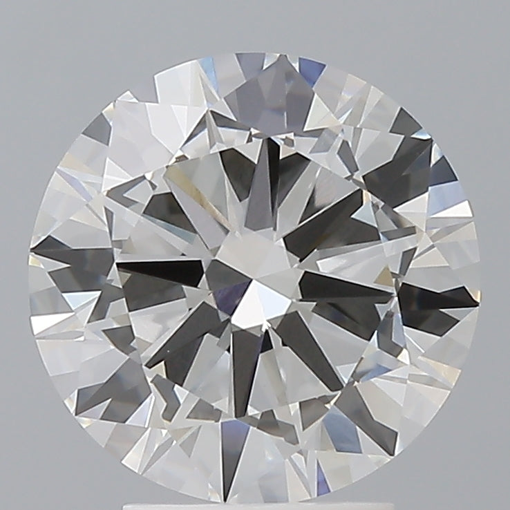 3.55 Carat Round Shaped, Excellent Cut, F Color, VVS2 Clarity, IGI Certified Lab Grown Diamond