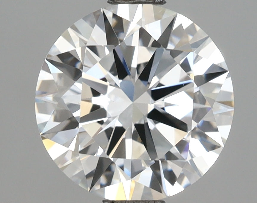 2.03 Carat Round Shaped, Excellent Cut, D Color, VVS2 Clarity, IGI Certified Lab Grown Diamond