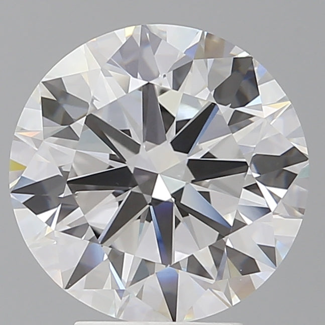 4.50 Carat Round Shaped, Excellent Cut, E Color, VVS2 Clarity, IGI Certified Lab Grown Diamond
