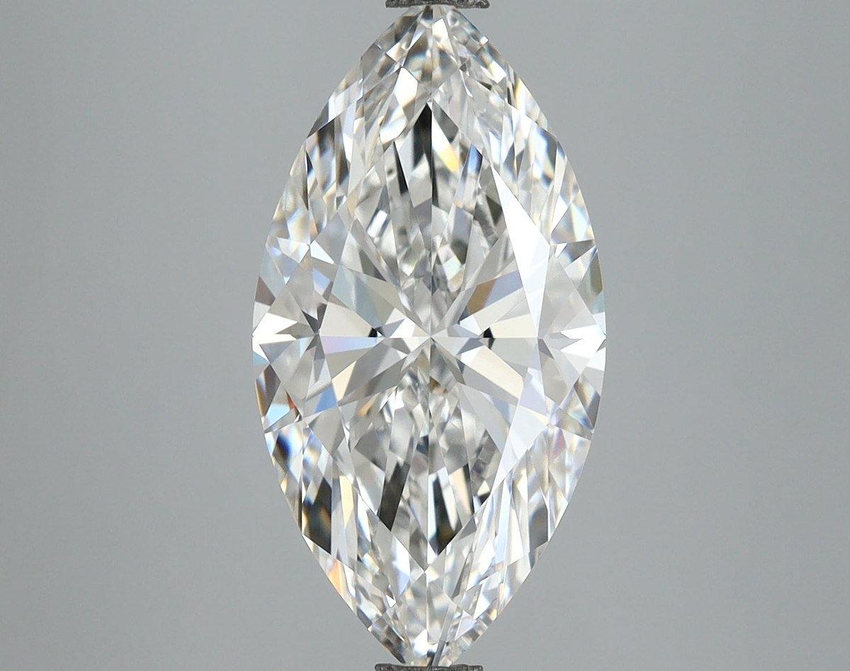 4.02 Carat Marquise Shaped, Ideal Cut, E Color, VVS2 Clarity, IGI Certified Lab Grown Diamond