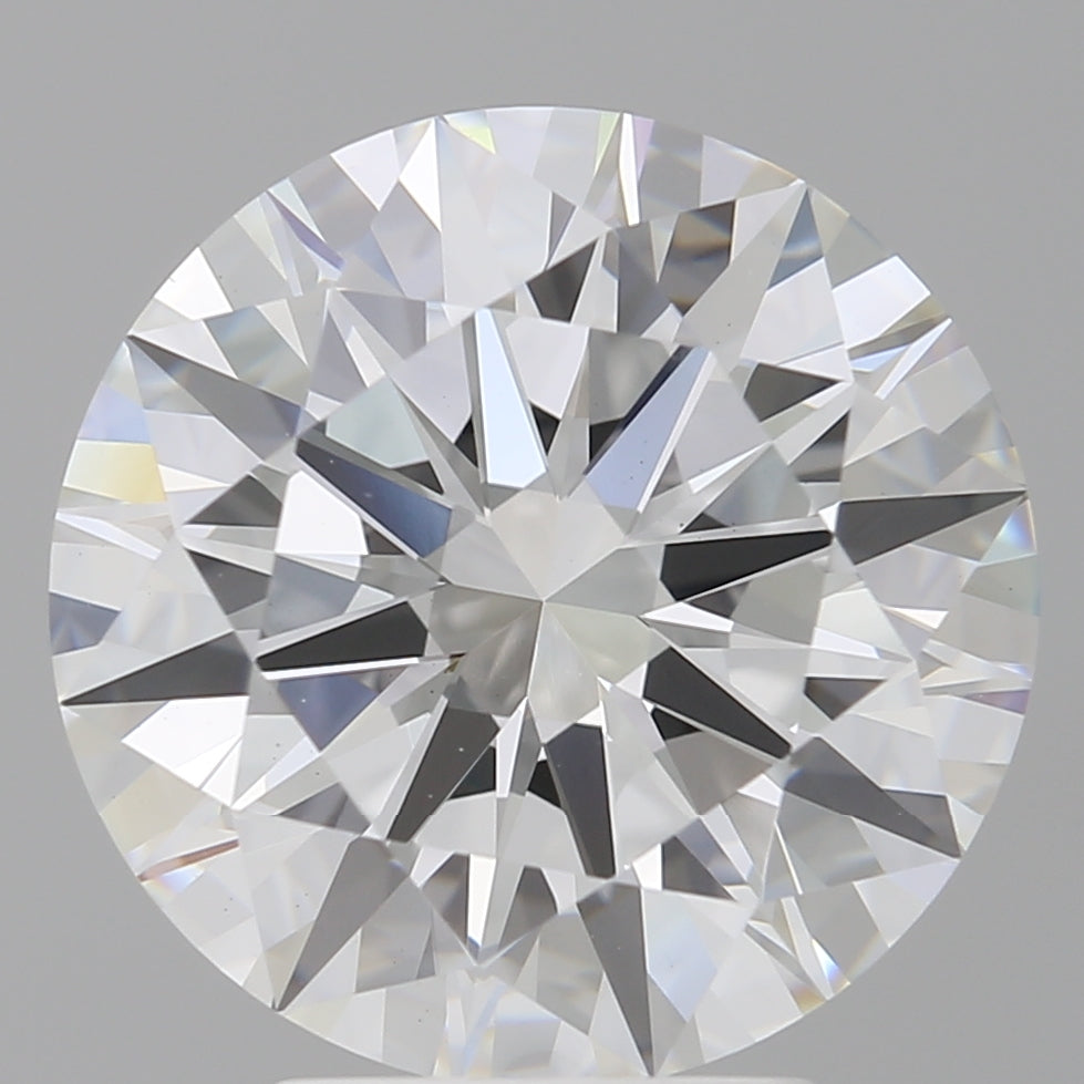 4.57 Carat Round Shaped, Ideal Cut, E Color, VVS2 Clarity, IGI Certified Lab Grown Diamond