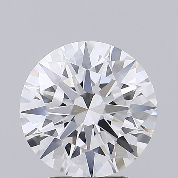 2.01 Carat Round Shaped, Ideal Cut, E Color, VS1 Clarity, IGI Certified Lab Grown Diamond