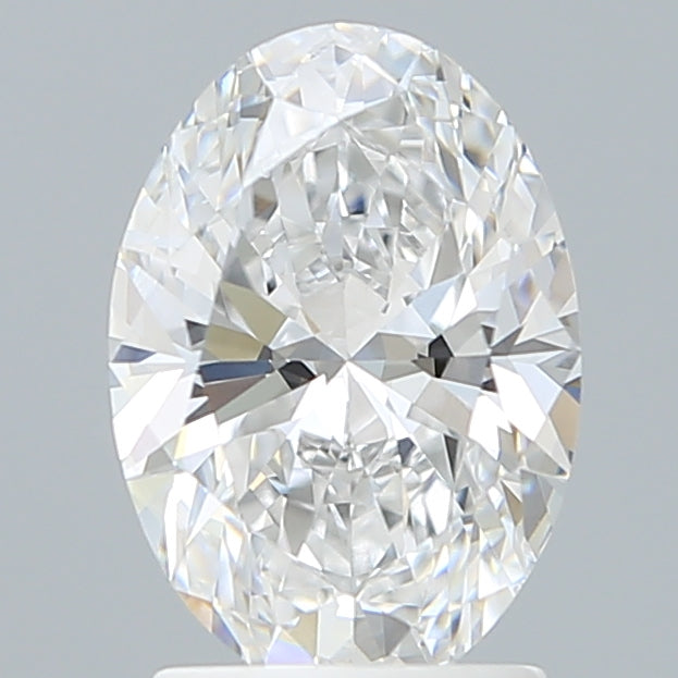 2.07 Carat Oval Shaped, Ideal Cut, D Color, VVS2 Clarity, IGI Certified Lab Grown Diamond