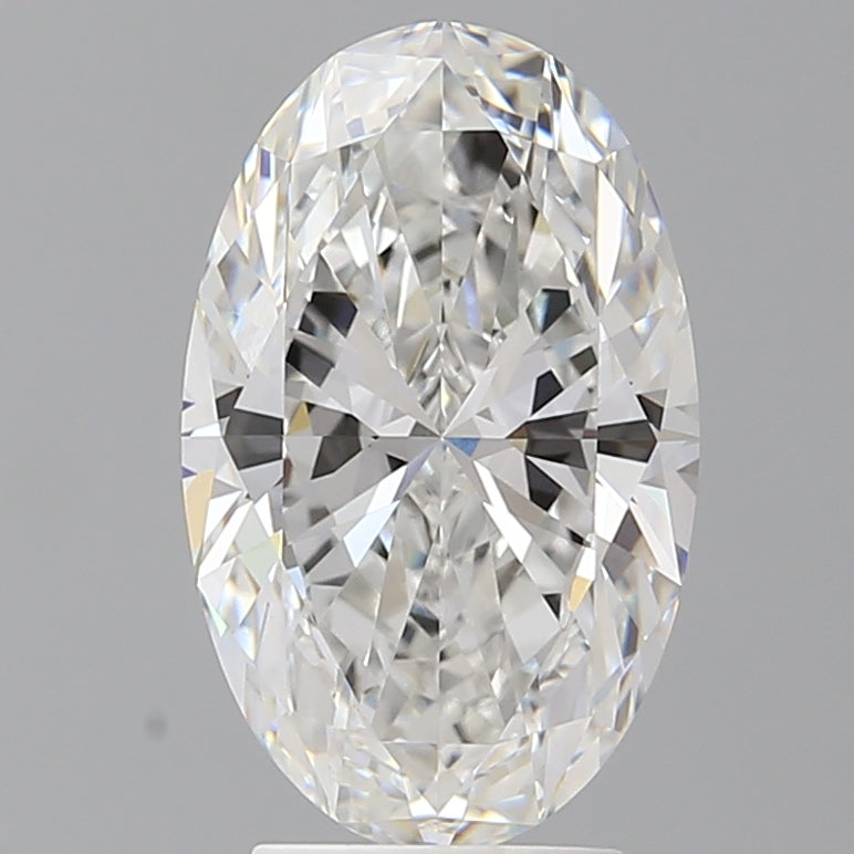 3.56 Carat Oval Shaped, Ideal Cut, E Color, VVS2 Clarity, IGI Certified Lab Grown Diamond