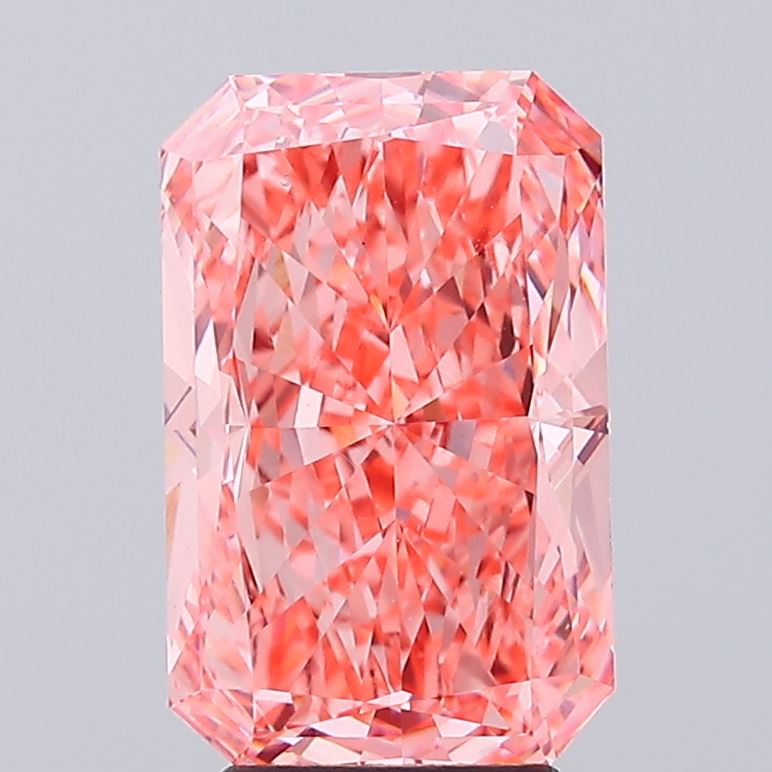 5.00 Carat Radiant Shaped, Excellent Cut, VS2 Clarity, IGI Certified Lab Grown Diamond