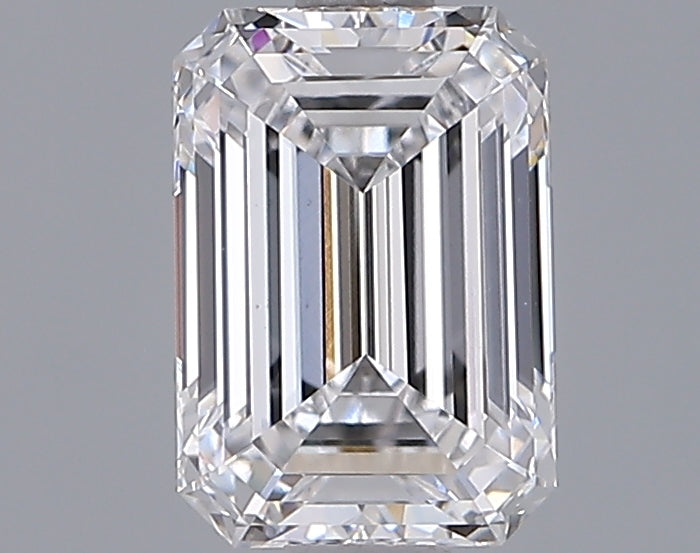 1.47 Carat Emerald Shaped, Ideal Cut, D Color, VS1 Clarity, IGI Certified Lab Grown Diamond