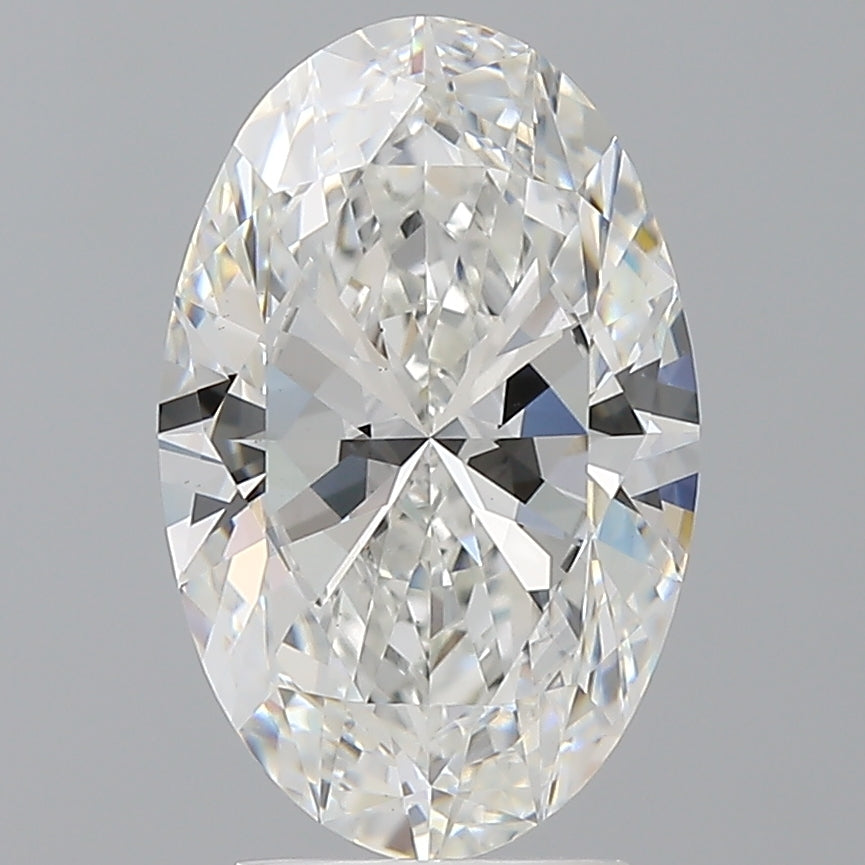 3.50 Carat Oval Shaped, Ideal Cut, F Color, VS1 Clarity, IGI Certified Lab Grown Diamond