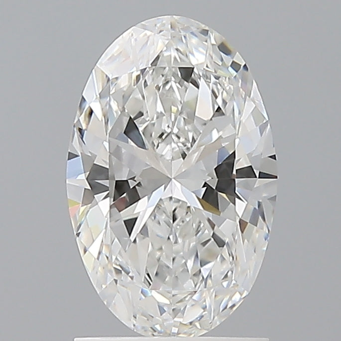1.57 Carat Oval Shaped, Ideal Cut, E Color, VVS2 Clarity, IGI Certified Lab Grown Diamond