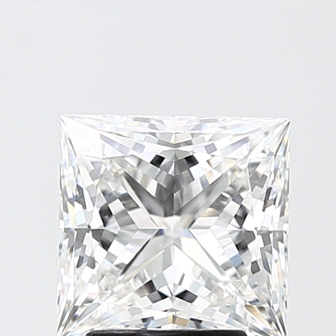 3.08 Carat Princess Shaped, Ideal Cut, E Color, VVS2 Clarity, IGI Certified Lab Grown Diamond