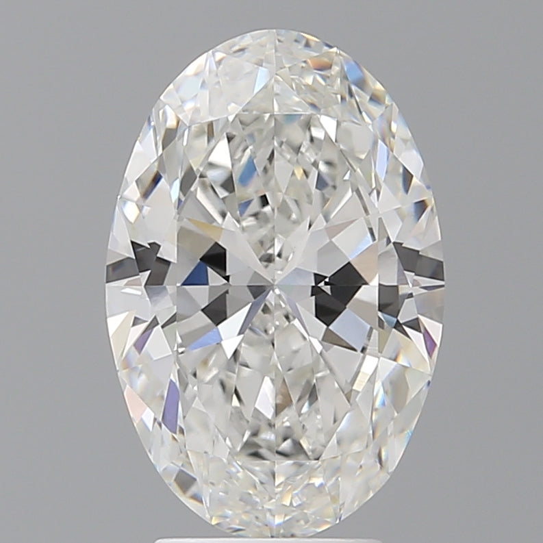 4.03 Carat Oval Shaped, Ideal Cut, F Color, VVS2 Clarity, IGI Certified Lab Grown Diamond