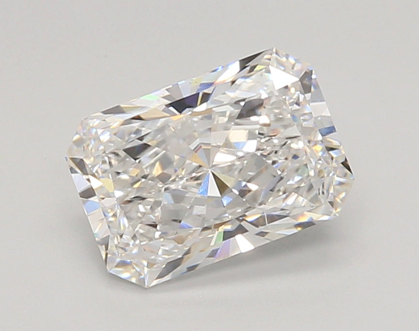 2.07 Carat Radiant Shaped, Ideal Cut, E Color, VS1 Clarity, IGI Certified Lab Grown Diamond