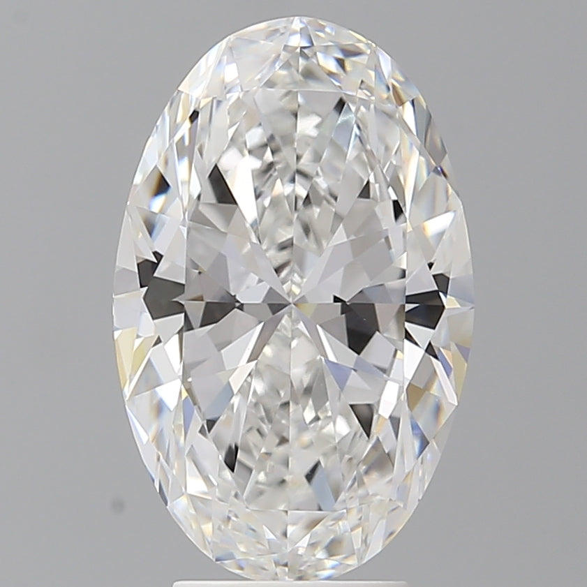 4.52 Carat Oval Shaped, Ideal Cut, E Color, VVS2 Clarity, IGI Certified Lab Grown Diamond