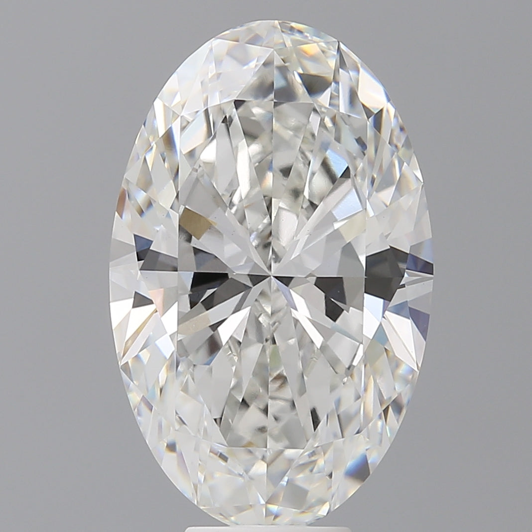 9.09 Carat Oval Shaped, Ideal Cut, F Color, VVS2 Clarity, IGI Certified Lab Grown Diamond