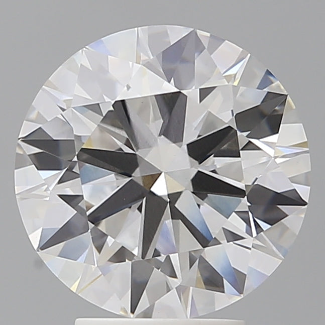 4.10 Carat Round Shaped, Ideal Cut, F Color, VVS2 Clarity, IGI Certified Lab Grown Diamond