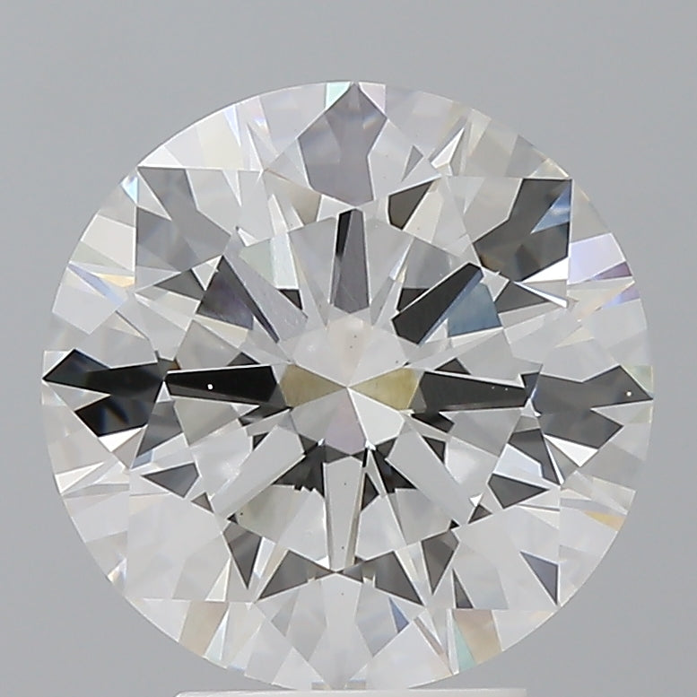 4.05 Carat Round Shaped, Ideal Cut, F Color, VS1 Clarity, IGI Certified Lab Grown Diamond