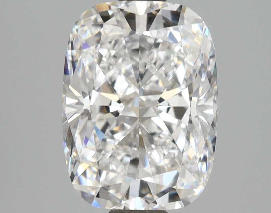 3.03 Carat Cushion Shaped, Ideal Cut, D Color, VS1 Clarity, IGI Certified Lab Grown Diamond