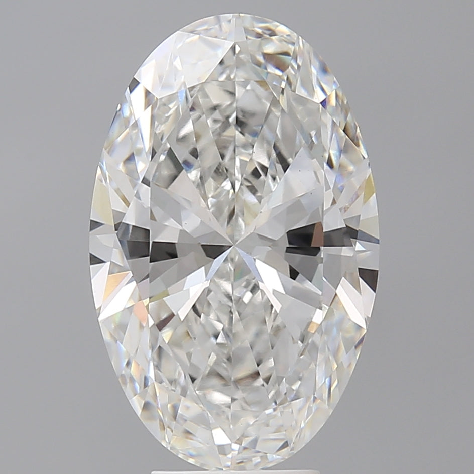 6.50 Carat Oval Shaped, Ideal Cut, F Color, VVS2 Clarity, IGI Certified Lab Grown Diamond