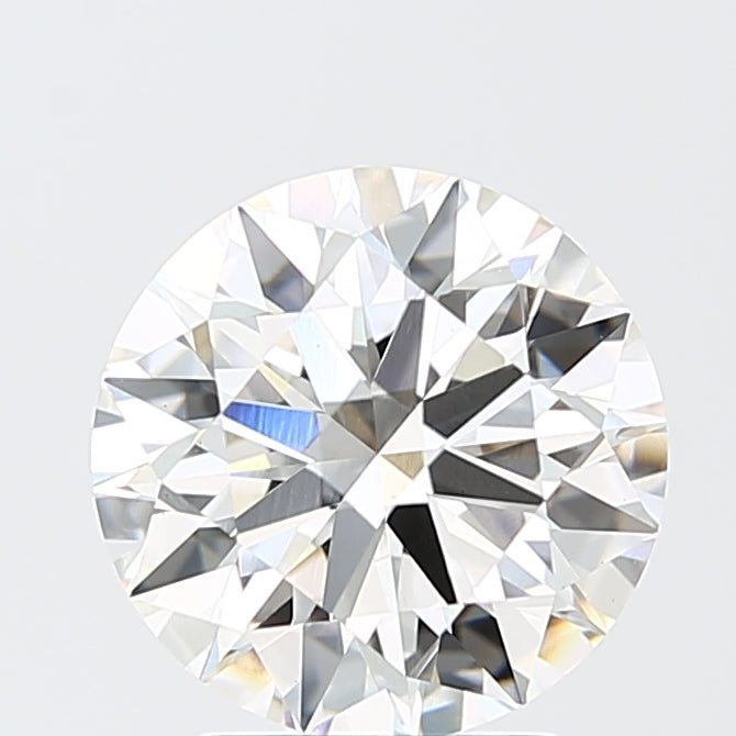 3.10 Carat Round Shaped, Ideal Cut, G Color, VS1 Clarity, IGI Certified Lab Grown Diamond